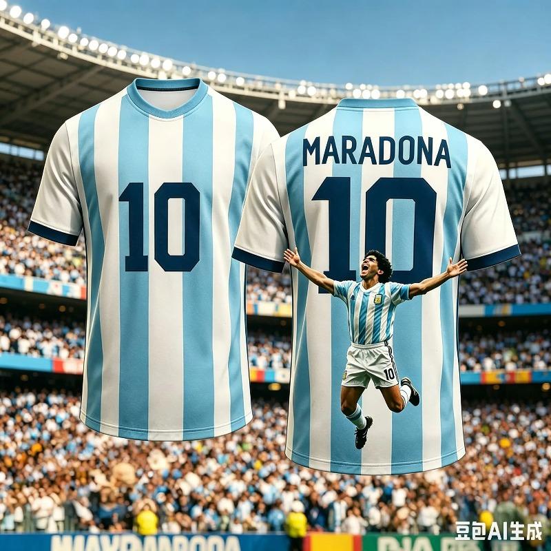 Round Neck T-Shirt Maradona Commemorative Edition 3d Printing Quick-Drying Breathable And Comfortable