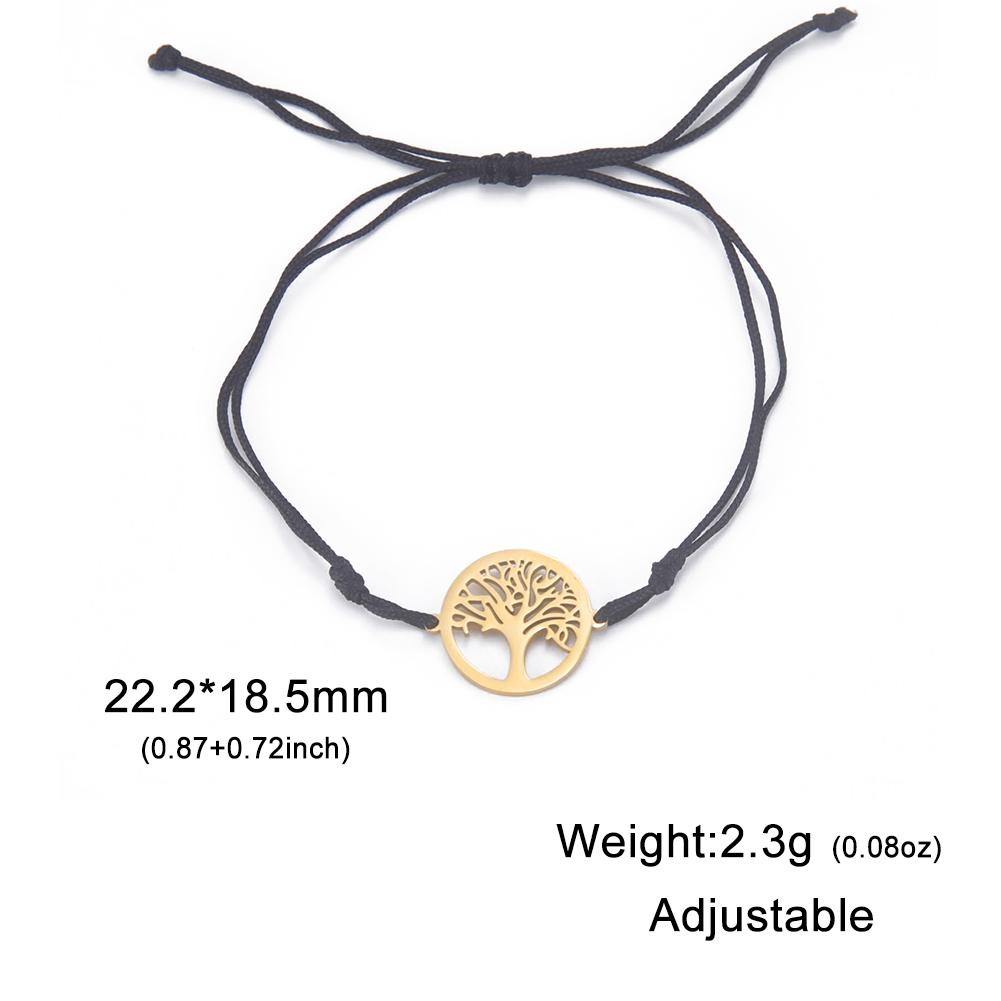 Teamer Tree of Life Pendant Bracelet for Women Vintage Red Cord Bracelets Stainless Steel Jewelry Pulseras 2026 Birthday Gift