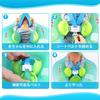 Baby Inflatable Ring, Baby Boat, Float with Footholes, SPF50+, Removable Sunshade, Swimming Aid, Sunscreen, for Swimming, Beach, Summer Activities, Ou