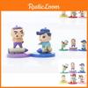 Entzückendes Crayon Shin-chan Figuren-Set Für Schreibtisch Auto Kuchen Dekoration Sammlerstück PVC