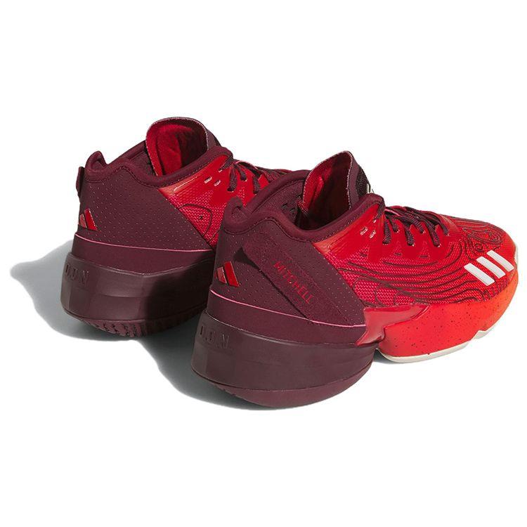 Adidas D.O.N. Issue #4 Time to Shine Unisex Sneakers Red Better-Scarlet Cream-White HR0725