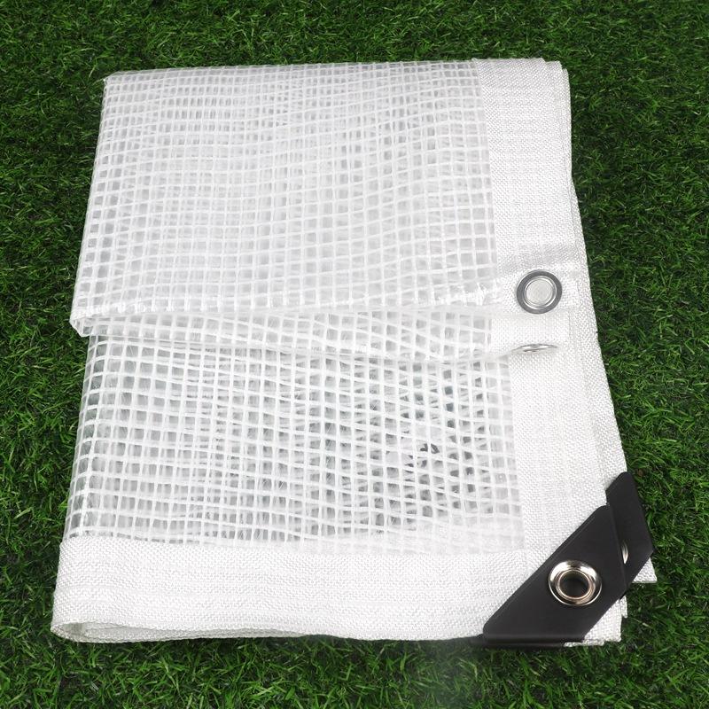 0.35mm PE Mesh Reinforce Tarpaulin With Gromments Pergolas Gazebo Rainproof Furniture Cover Garden Plants Antifreezing Tarp