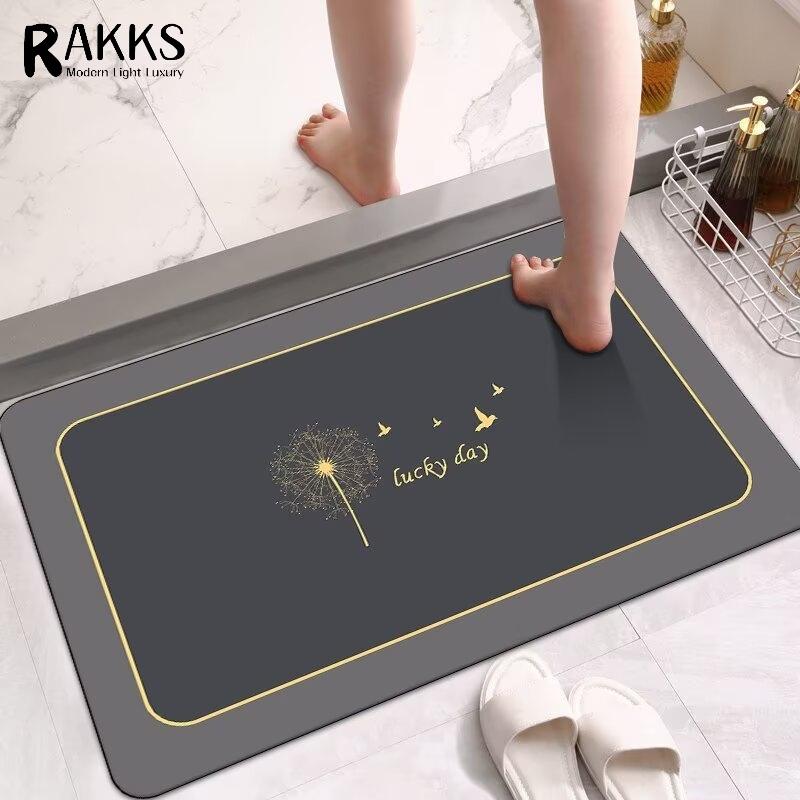 

Діатомітовий килимок для ванної Швидковисихаючий килимок для підлоги у ванній Супервбираючий килим для ванної Домашній килим 30X40CM