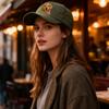 1 st Vintage Baseballpet met Schattige Gouden Retriever Print, retro Verstelbare Ademende Casual Mode Accessoires Hoed voor Vrouwen