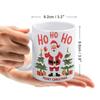 11oz White Ceramic Mug with Smooth Glossy Body and Dual-Side Print, Perfect for Hot Drinks During Work, Study or Home Relaxation