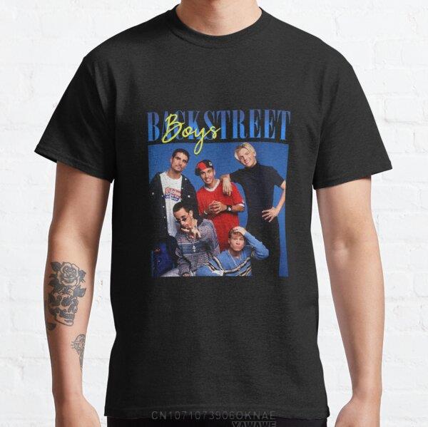 Popmusik Erinnert Zurück Backstreet Boys T-Shirt Damen Herren Vintage Porträt Klassische Grafik-T-Shirts Hip-Hop Unisex Trend Streetwear