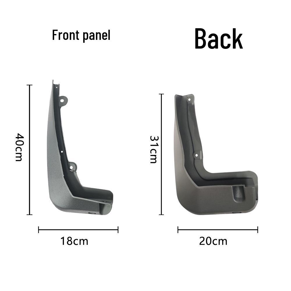 BYD Tang DM/EV Mudguard (2021-2025) - Soft Rubber PP Material
