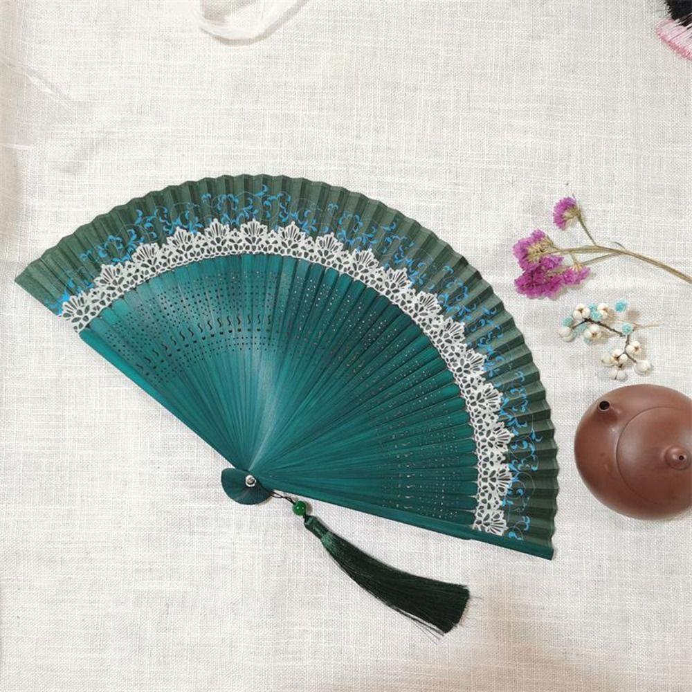 Folding Folding Fan Change Color Dance Fan Portable   Hanfu Photography