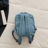Retro Denim Backpack Student Schoolbag