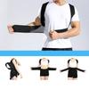 Reinforced Lumbar Column Posture Corrector Vest  Adjustable Back Support Strap Shoulder Spine Brace Neck Stretcher Trainer