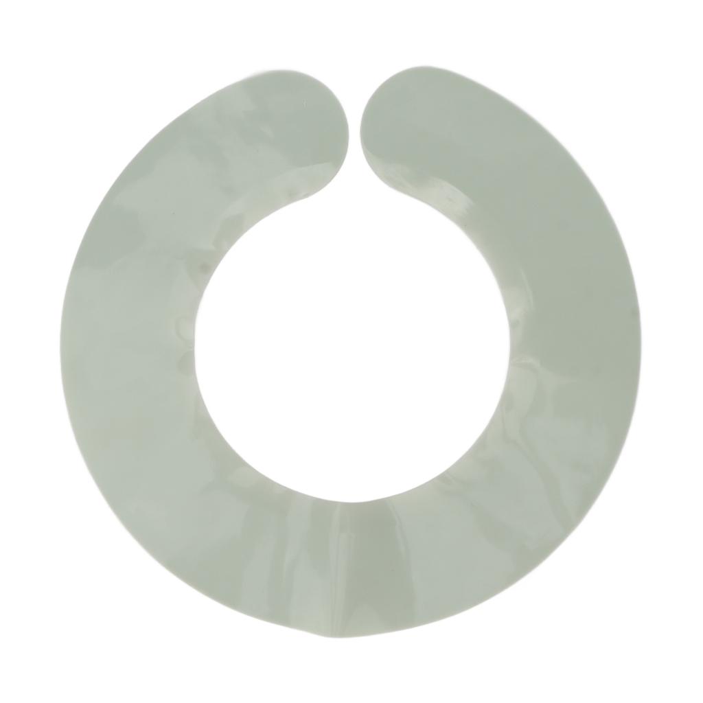 Hair Salon Stylist Cutting Collar Professional Silicone Waterproof Hair Cutting Neck Shawl for Hair Salon