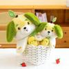 Adorable Mango Dog Plush Toy Super Soft Short Plush Stuffed Animal Doll Gift