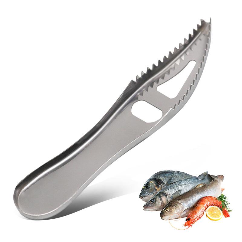 Stainless Steel Fish Scale Remover Multifunction Fish Scaler Fish Skin Graters Cleaning Peeler Scaler Scraper For Kitchen Gadget