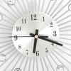 Модные роскошные настенные часы из металла с бриллиантами для гостиной и спальни