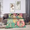 Alien Stage Anime Character Artwork Warm Blanket Students Plush Throw Blanket Couch Chair Flannel Bedspread Sofa Bed Cover