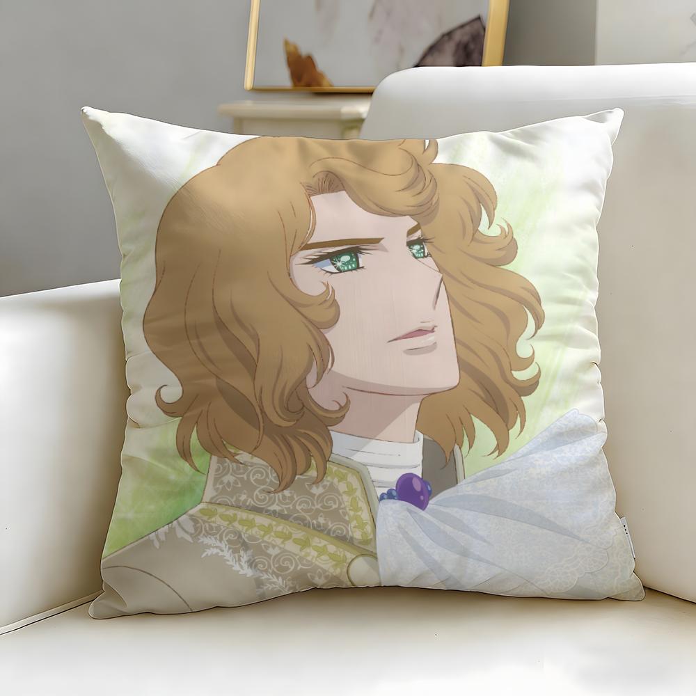 anime The Rose of Cushion Cover Soft EasyWash Pillow Case Versatile for Couch Bed Travel and Office