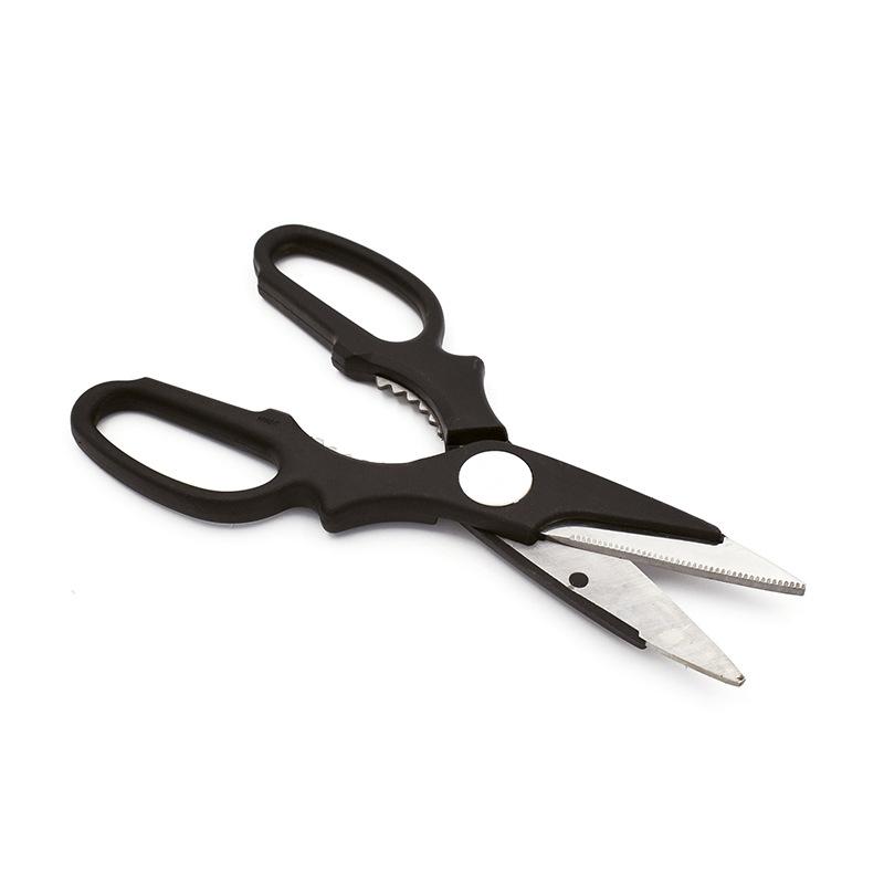 2CR13 Stainless Steel Household PP Handle Food Vegetable Cutting Kitchen Scissors Sharp Shears with Nutcracker
