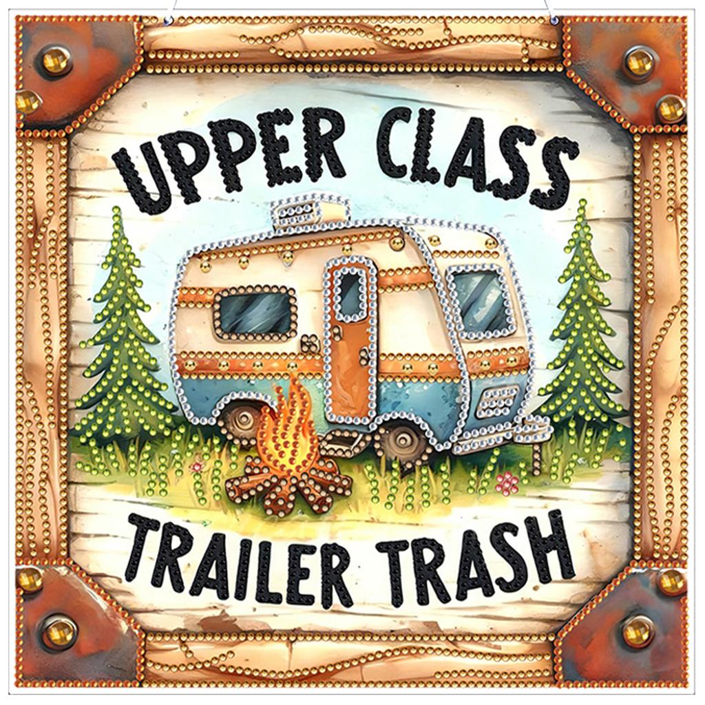 Flower 2D Flat DIY Hanging Gem Art Paintings Charm Acrylic Crystal Painting Crafts Kit for Adults Gift Home Wall Or Window Decor