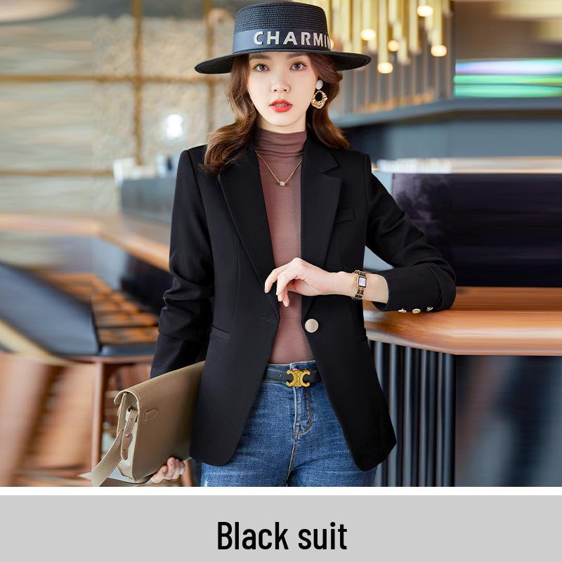 

2025 Высококлассный женский уличный стиль Приталенный блейзер для осени/зимы 2XL