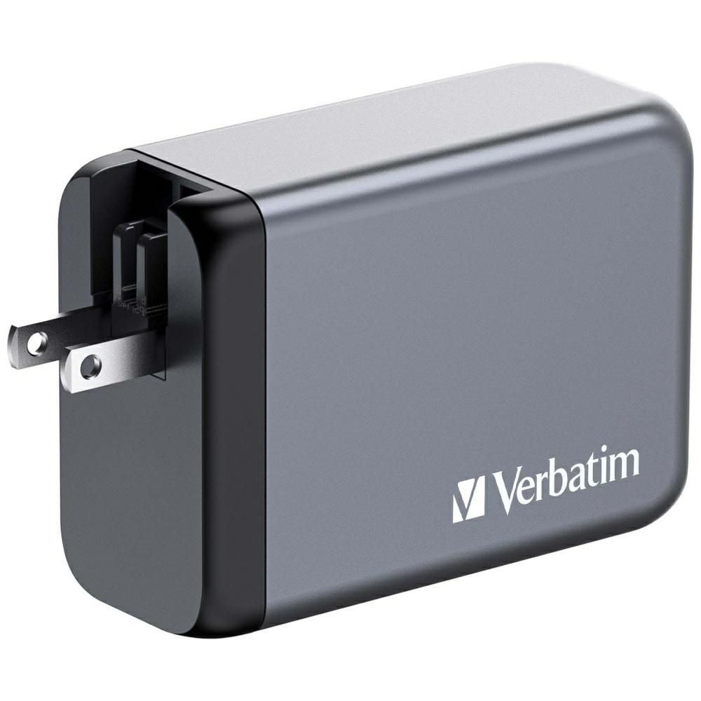 Verbatim Ładowarka Sieciowa Gan 240W3Xusb-C/Usb-A + Adapter Eu/Uk/Us Gnc-240 32205
