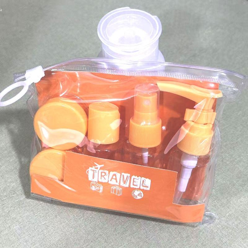 6piece Set Travel Bottles Leak Proof Portable Toiletry Containers Set Clear Travel Cosmetic Containers Essentials Spray Bottle
