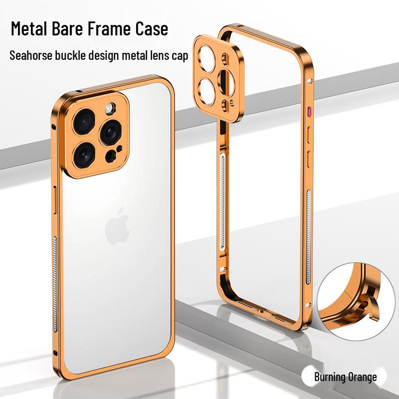 

iPhone 15 Pro Max Aluminum Alloy Heat Dissipation Case with Metal Frame Protection iPhone 15 Pro Max