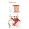 Waterproof Reusable Cloth Bag with Zipper Pocket and Handle - Fashionable Sun Burst Design, Suitable for Beaches, Swimming Pools, Gyms, Yoga