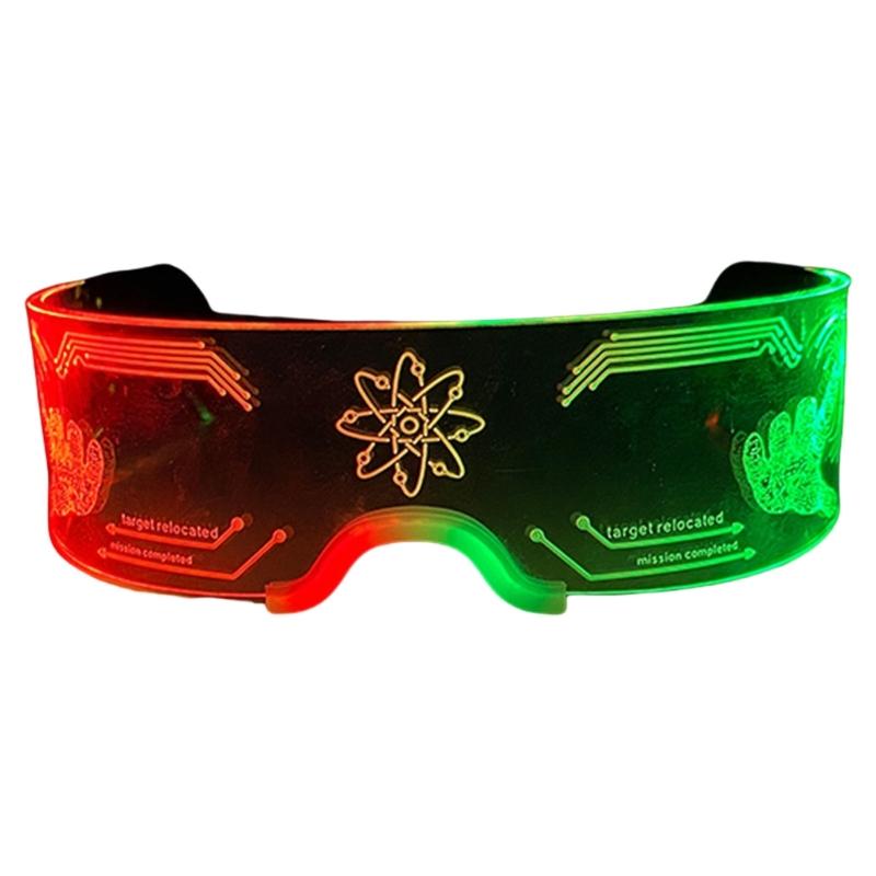 

Trendy LED Glowing Glasses Glowing Light Flashing Glasses Unisex Glasses for Parties Festivals and Celebration