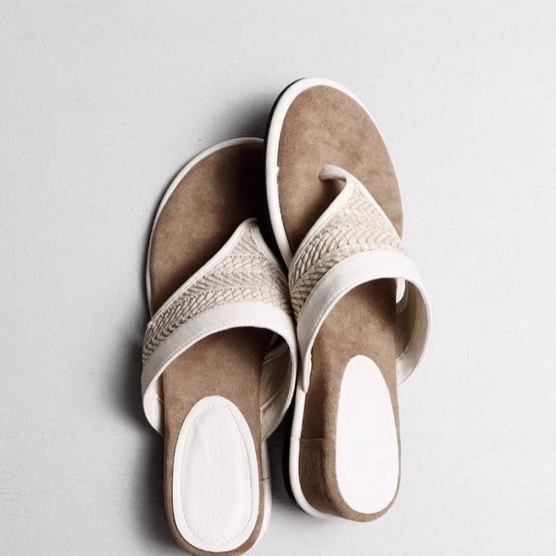 New Style Women's Shoes Soft-soled Wedge Heel Flip-flops