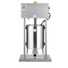 Electric Sausage Stuffer, 22 LBS / 10 L Vertical Meat Stuffer, Stepless Speed Control and Foot Pedal, Stainless Steel Heavy Duty Sausage Filler with 4