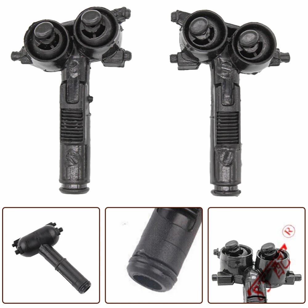 VW Sharan (7M) 2001-2010 Headlight Washer Nozzle Set: Left 7M3955103, Right 7M3955104