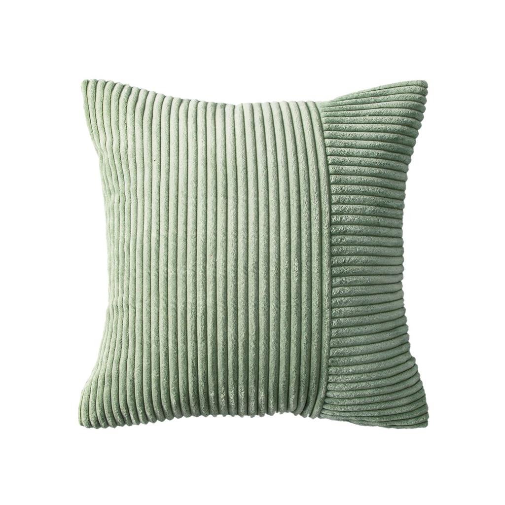 Simple and Simple Ins Style Corduroy Stitching Pillow Cover Style Living Room Sofa Cushion Solid Color Cushion Pillow