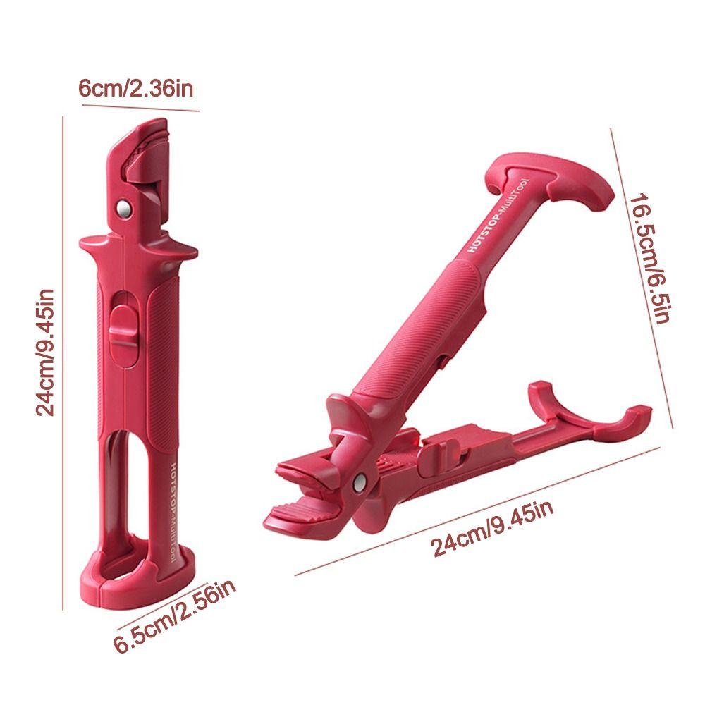 Non-slip Kitchen Bowl Clip 2in1 Anti Scalding Holder Kitchen Bowl Dish Clip  Kitchen Gadget