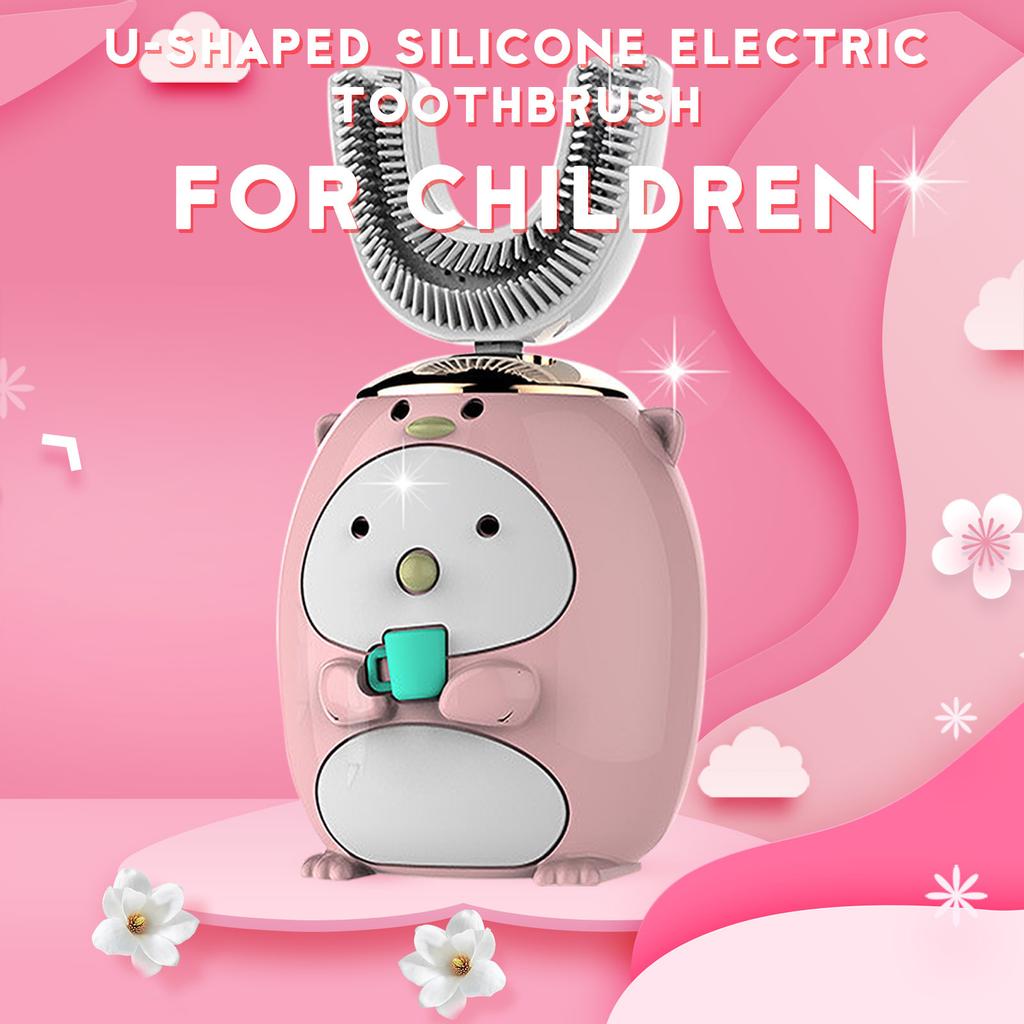 2-6 Yeas Children Smart Electric Brushing U-shaped Toothbrush Lazy Toothbrush