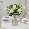 1 Stück Künstliche Blumenstrauß Wunderschöne Seidenpfingstrose Hochzeit Zuhause Tischdeko Arrangement Kunstpflanzen Valentinstag Geschenk Günstig