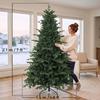 7ft Artificial Christmas Tree with 2080 Realistic Tips, Hinged, Wide