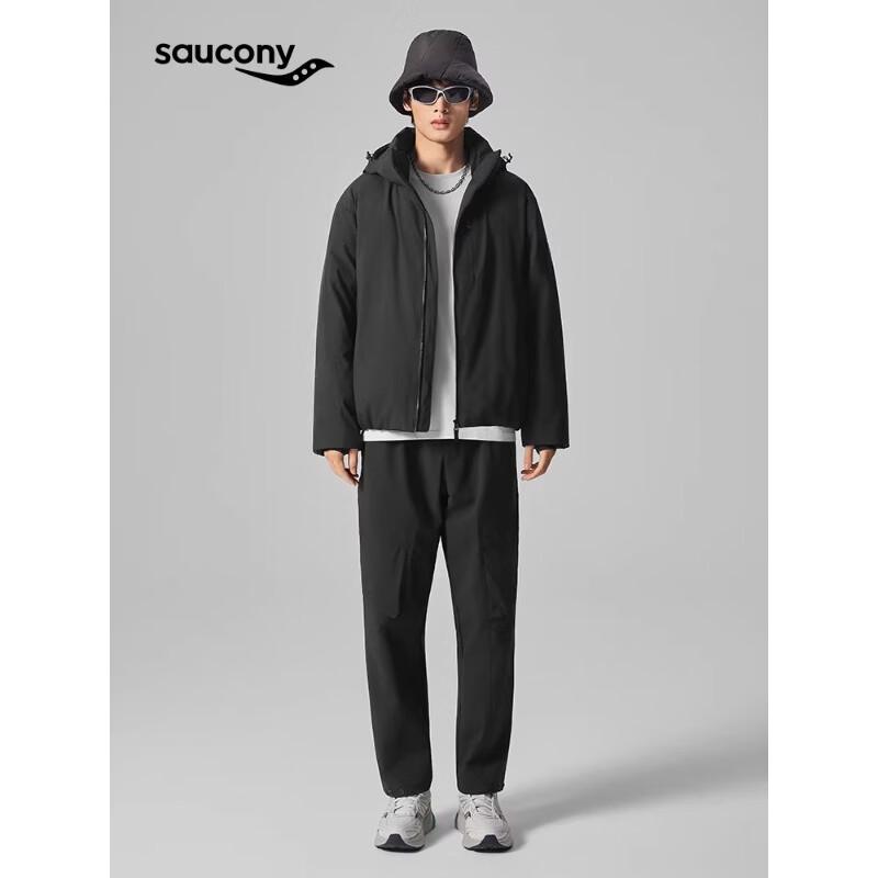 SAUCONY Унисекс Классическая Пуховая Куртка с Капюшоном M