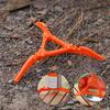 Outdoor Folding Gas Cylinder Support, Portable Gas Cylinder Holder, Universal Tripod Stabilization Bracket, Camping Accessories