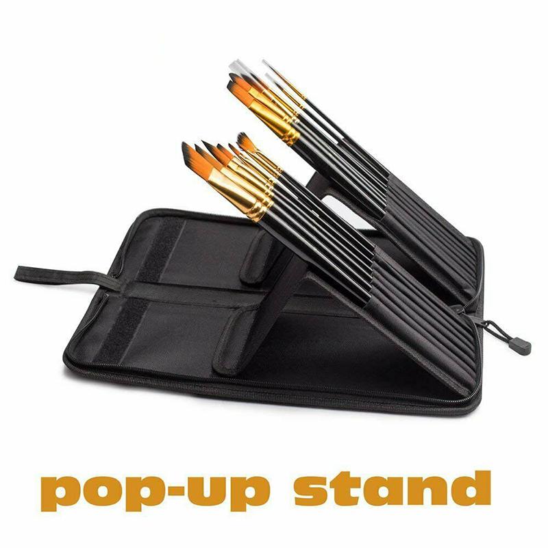 15pcs Artist Painting Brushes Set Watercolour Acrylic Oil Drawing Brush Pen