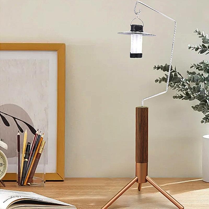 Lanterns Hanging Rack Portable Camping Light Table Stand Outdoor Foldable Lamps Support Stand Camping Accessoies Durable