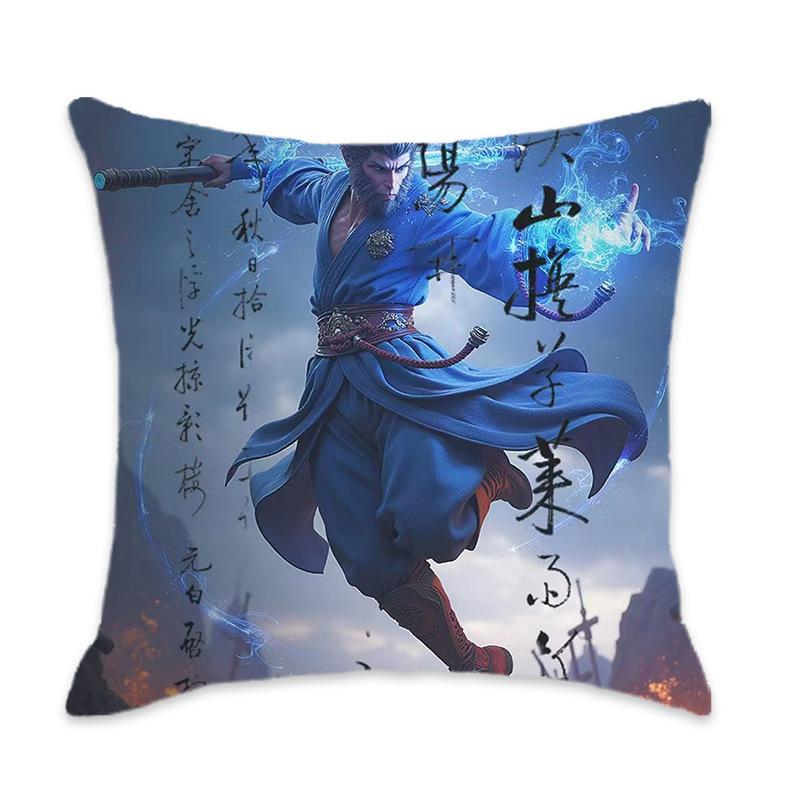 Kissen der New Black Myth Wukong Serie Bequem und weich Auto Zuhause Schlafzimmer Nachttischkissen Kissen