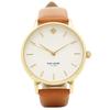 Watch KATE SPADE KSW1142 METRO Metro White Shell Watch Women's White/Gold/Brown [Used]