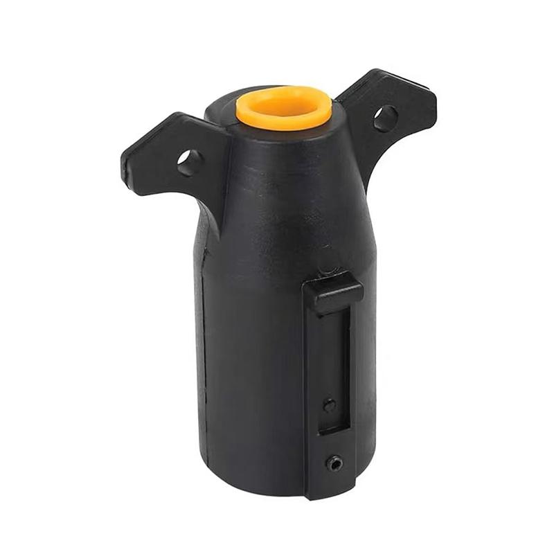 

Premium 7 Pin Trailer Socket,Premium 7 Pin Trailer Plug With Built-In Brass Terminals, Heavy-Duty 7 Way Trailer Light Plug B
