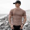 Men's Quick-Dry Short Sleeve Slim Fit Tee for Spring & Summer Sports Fitness