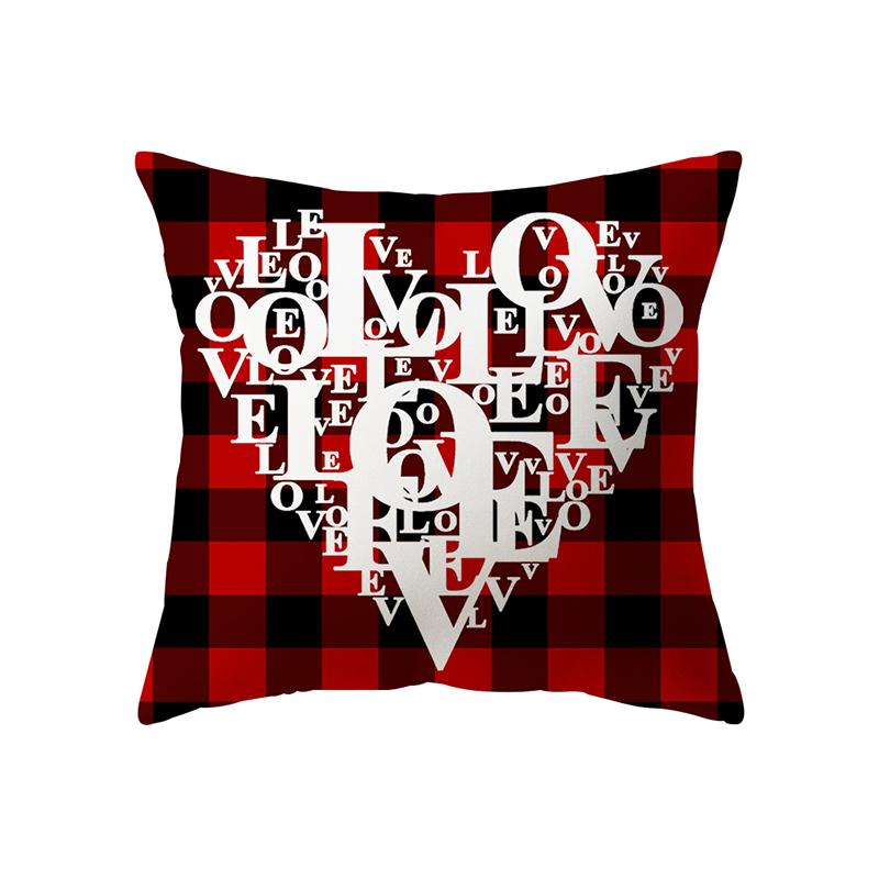 Merry Christmas Cute Dwarf Print Pattern Cushion Cover Home Living Room Sofa Decoration Polyester Pillow Pillow Cover