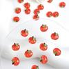 20 stuks 3D Gesimuleerde Rode Appel Hars Nagellak Kunst Decoraties Schattige Creatieve Fijne Sprankelende Appel Nagel Charms Voor Diy Haarpin Nagels