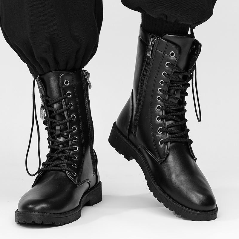 

Street Mens Boots Special Forces Combat High Boots Outdoor Sport Male Shoes Climb Mountains Cross Country Men s Shoes New 39