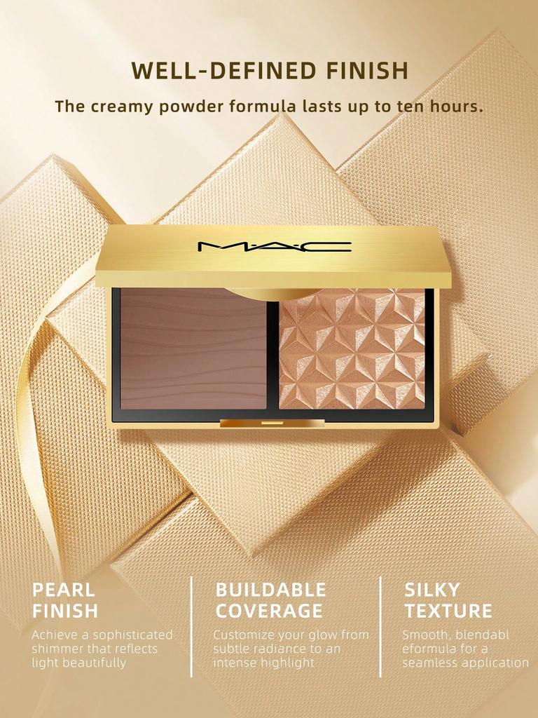M.A.C Sculpt & Glow Highlight & Contour Duo Palette | 0.12 Oz./3.5g Per Pan
