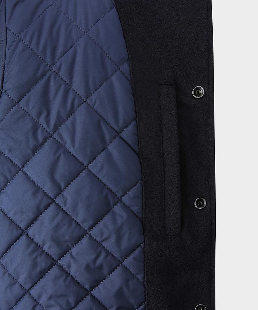 Brooks Brothers Wool Varsity Jacket (Navy) (Bbojmm4875Qef)