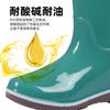 Women's high tube rain shoes cotton non-slip and wear-resistant short water shoes waterproof work rubber shoes warm new rain boots